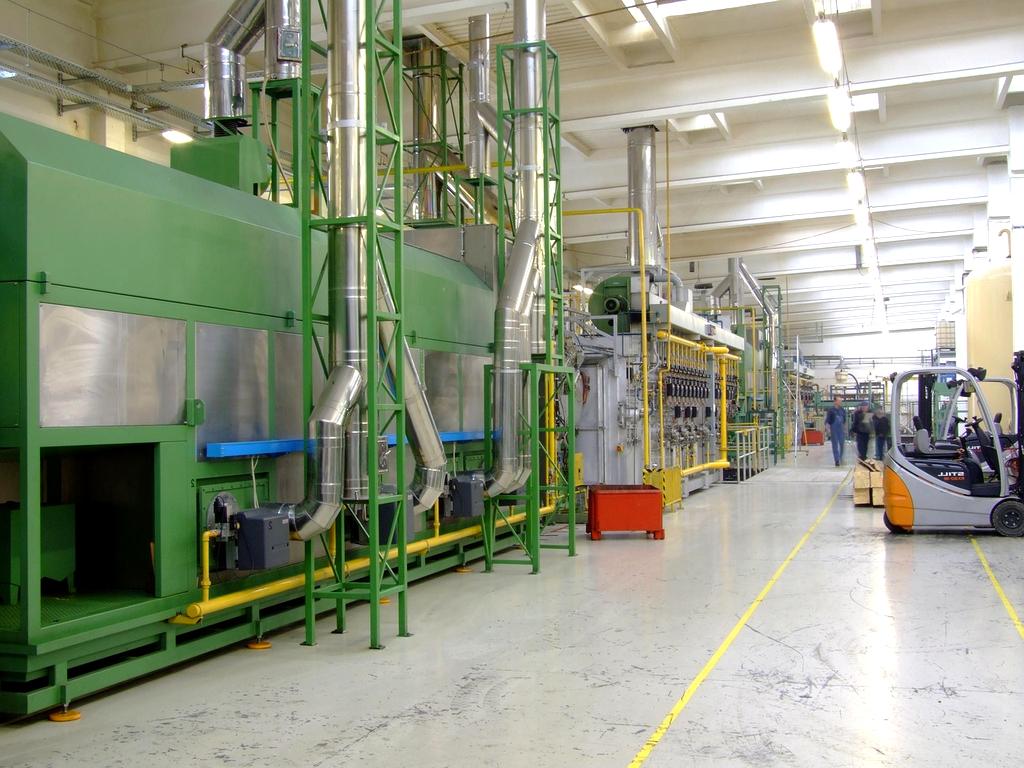 Manufacturing facility with optimized production line